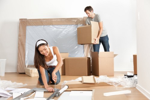 Local house removals team planning a move in Kilburn