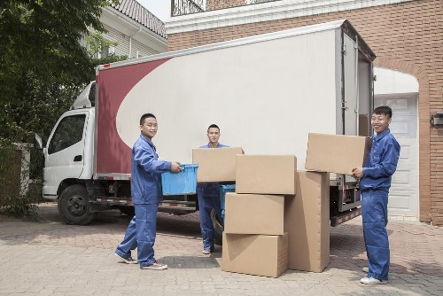 Commercial moving team planning a business relocation in Kilburn