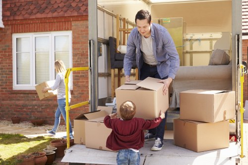 Man and van vehicle prepared for a local UK removal service