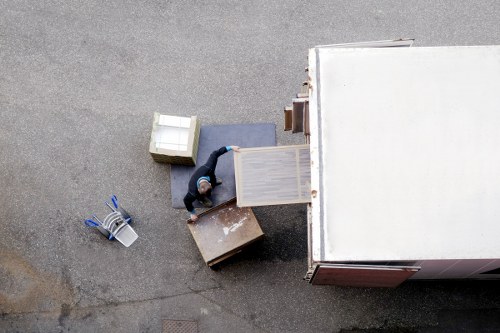 Local removals vehicle prepared for a move near Kilburn High Road