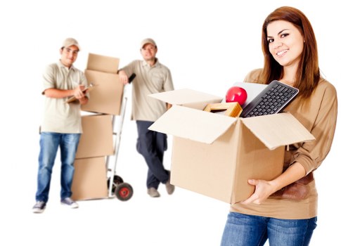 Packed boxes and moving preparation for a Kilburn house move